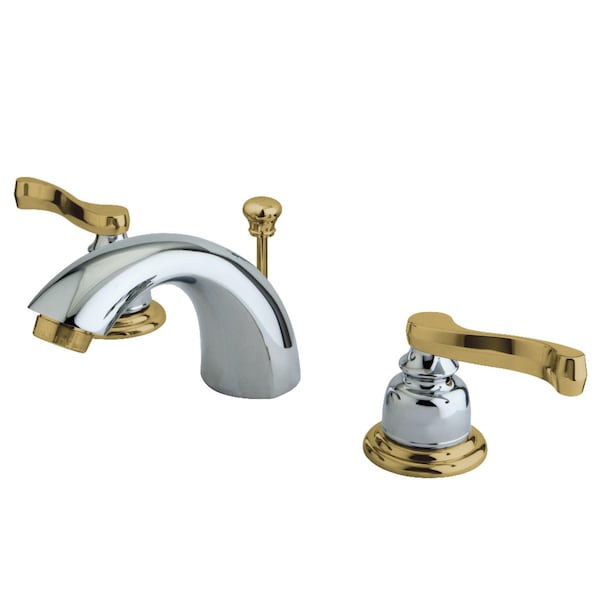 KB8954FL Mini-Widespread Bathroom Faucet, Chrome/Brass